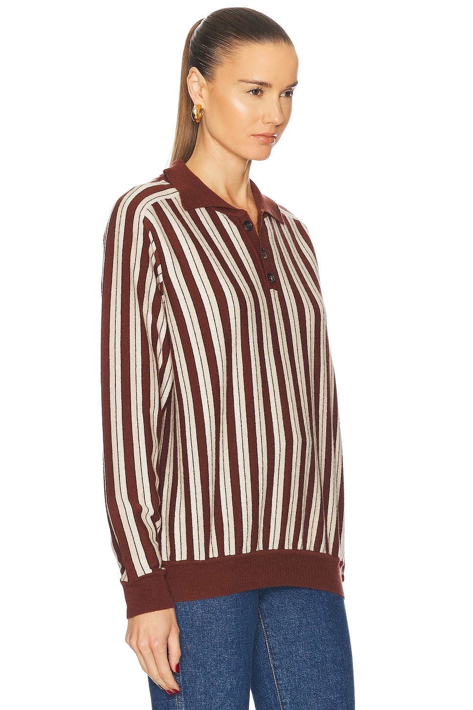 Hogan Stripe Polo Sweater - 2