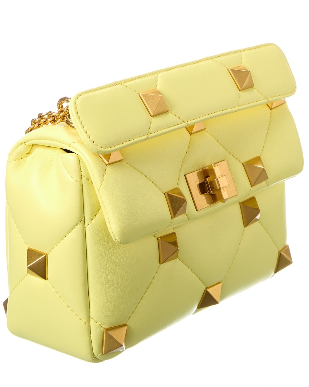 Valentino Roman Stud Medium Leather Shoulder Bag - 3