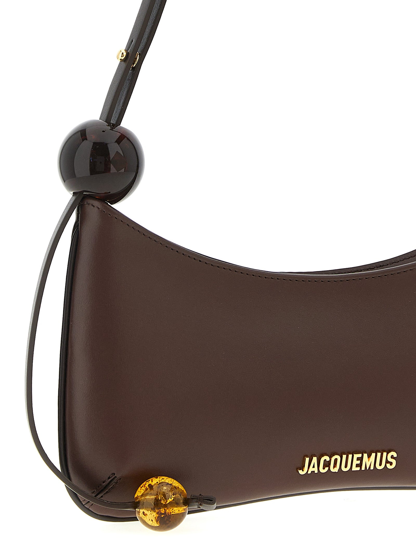 Le Bisou Perle Shoulder Bags Brown - 3