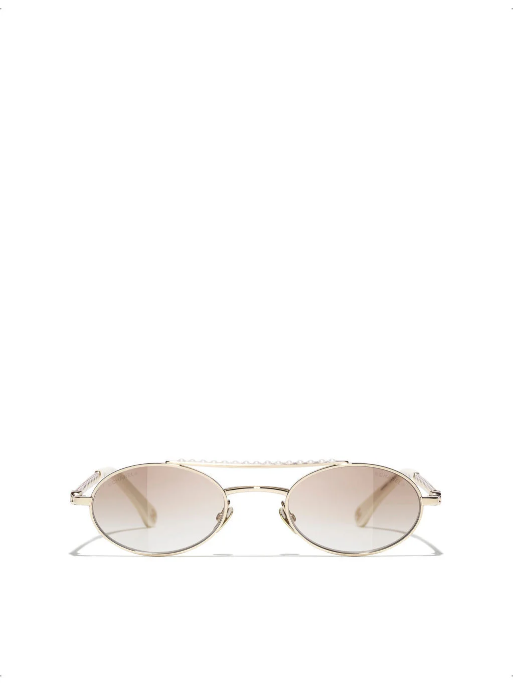 CH4297H Oval-Frame Metal Sunglasses - 1