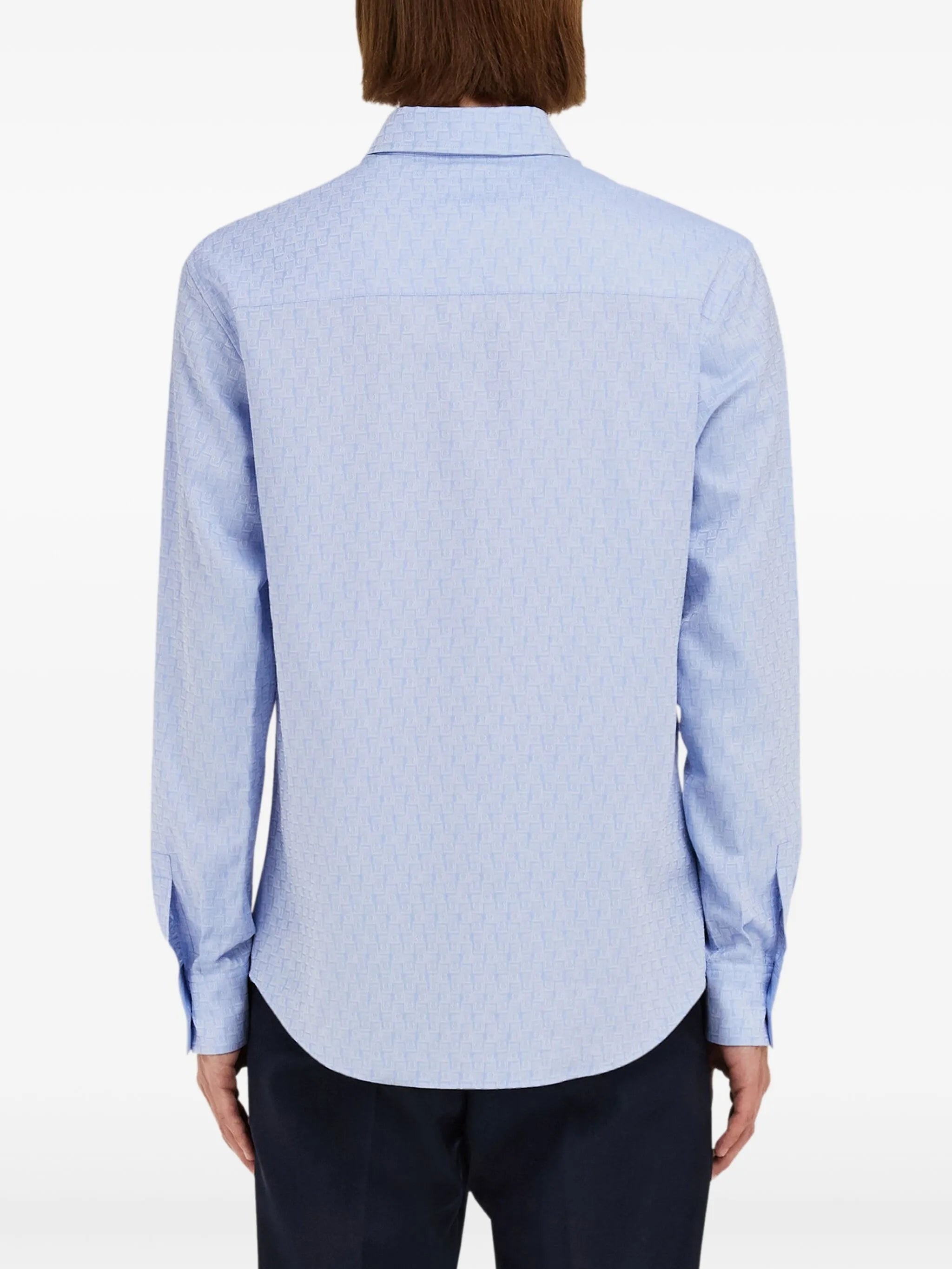 Jacquard Button-down Jacket - 2
