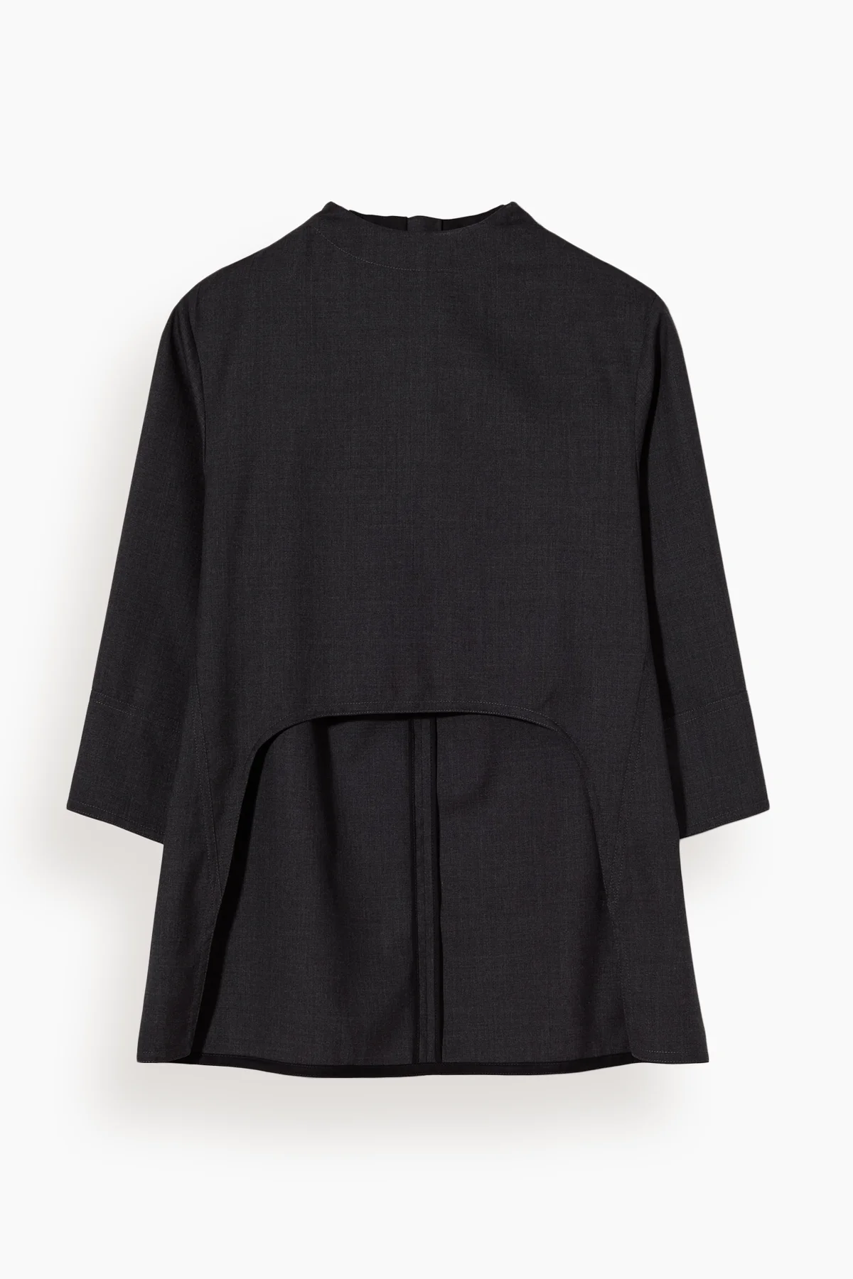 Long Sleeve Shirt in Melange Black/White - 1