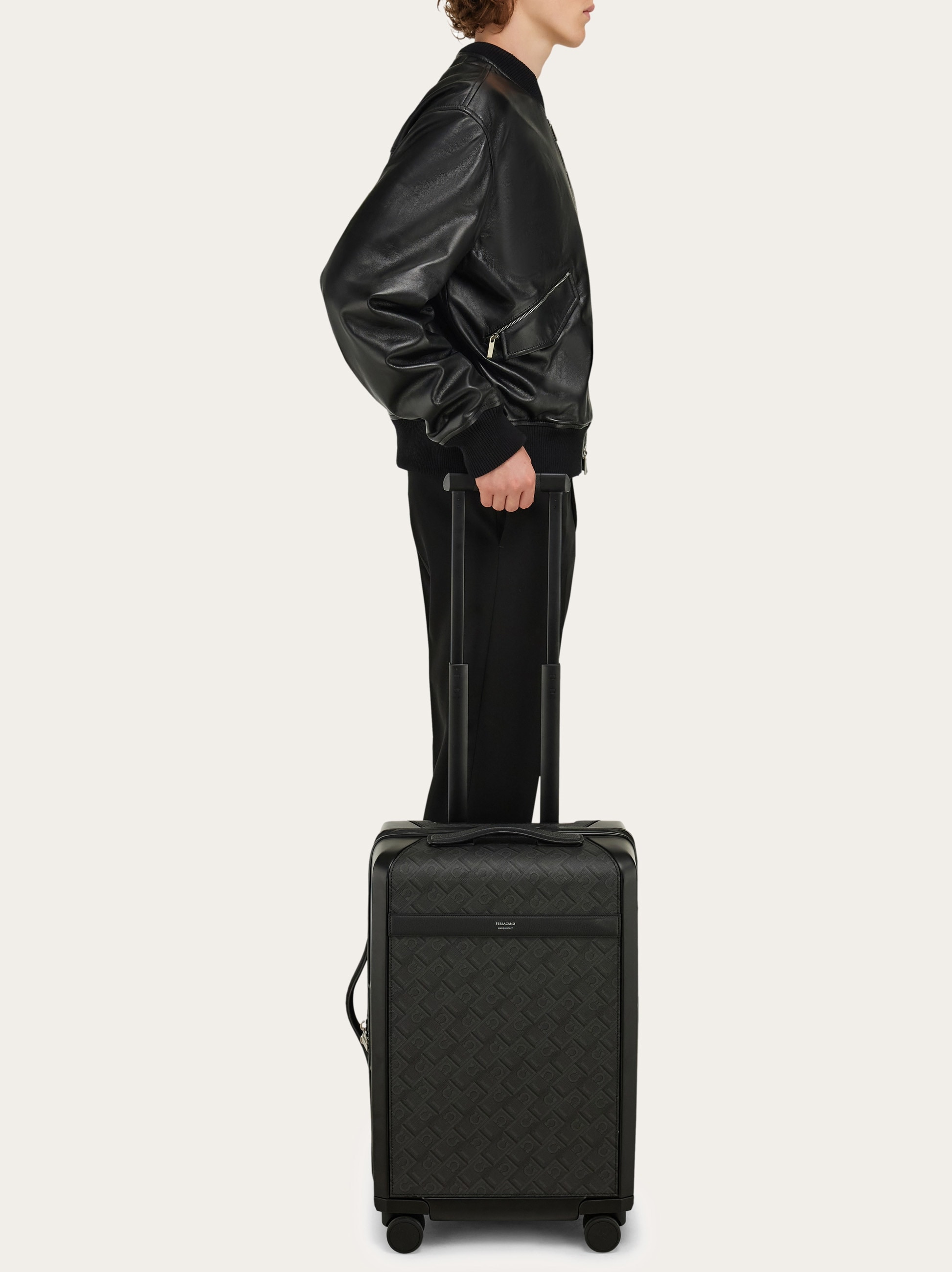 Embossed Gancini hand luggage - 2