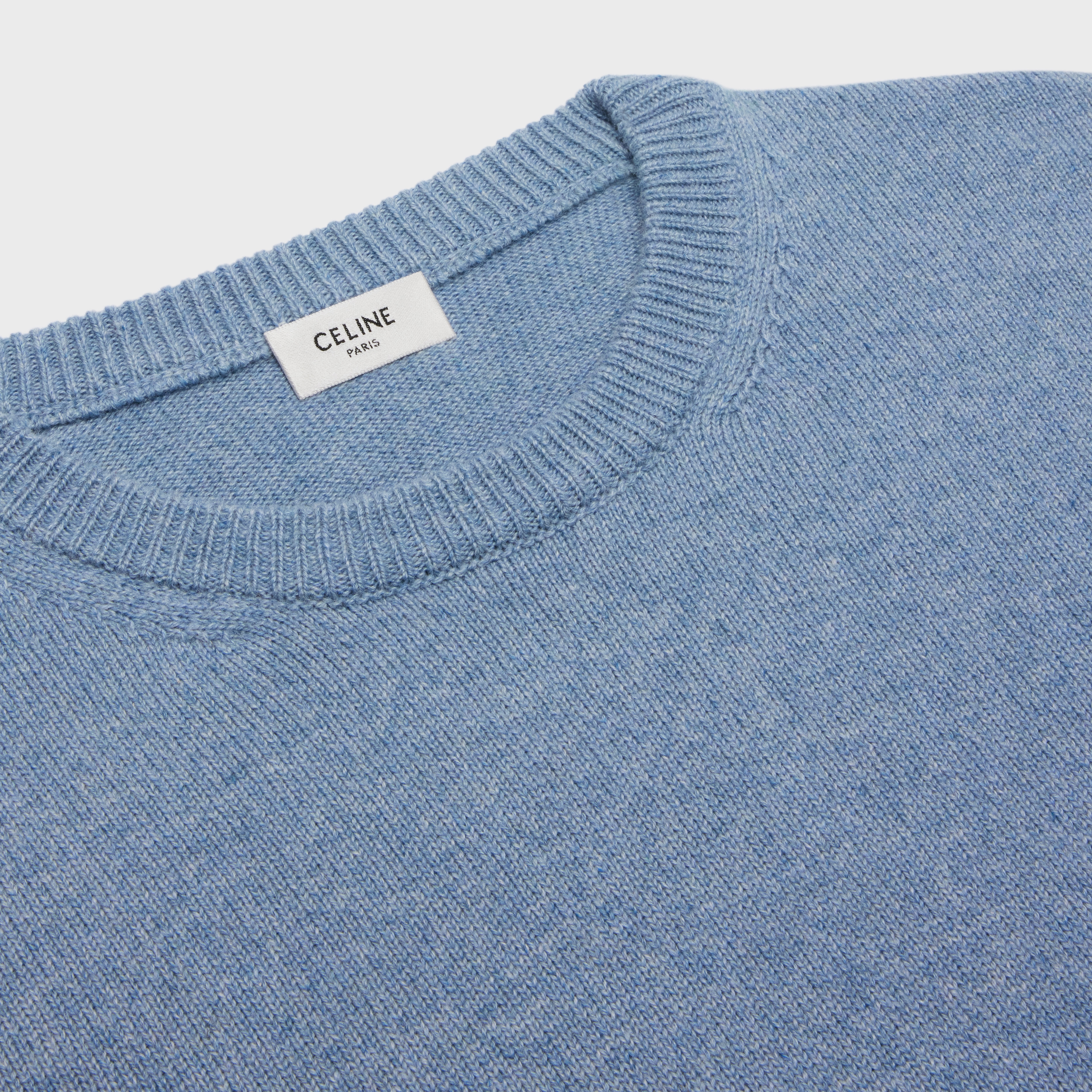 crew neck sweater in heritage cashmere - 3