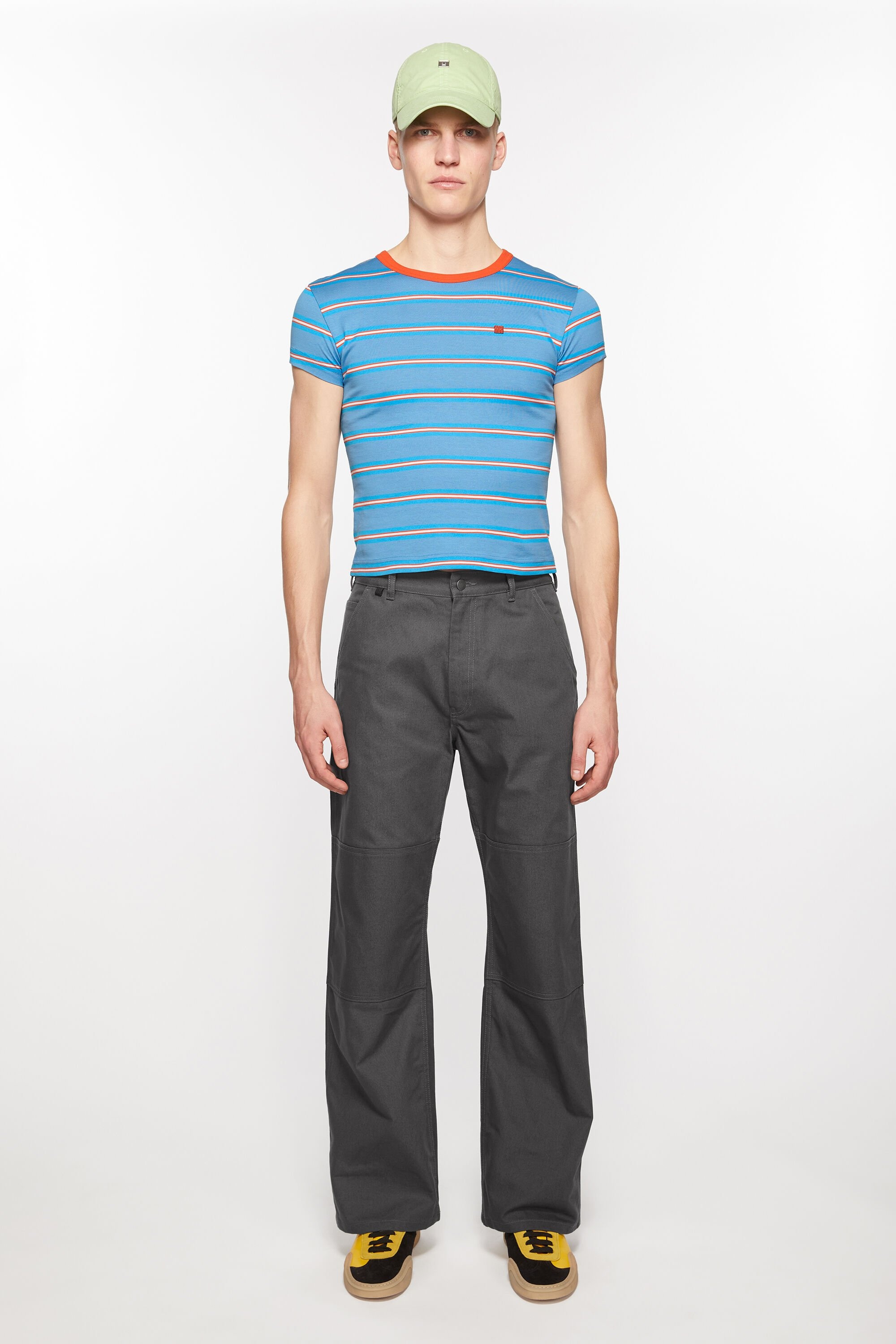 Patch canvas trousers - Dark grey - 2