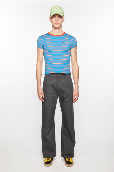 Acne Studios Patch canvas trousers - Dark grey outlook
