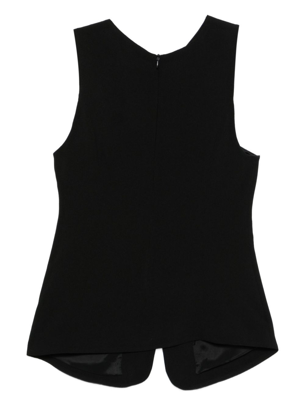 cross-back sleeveless top - 2