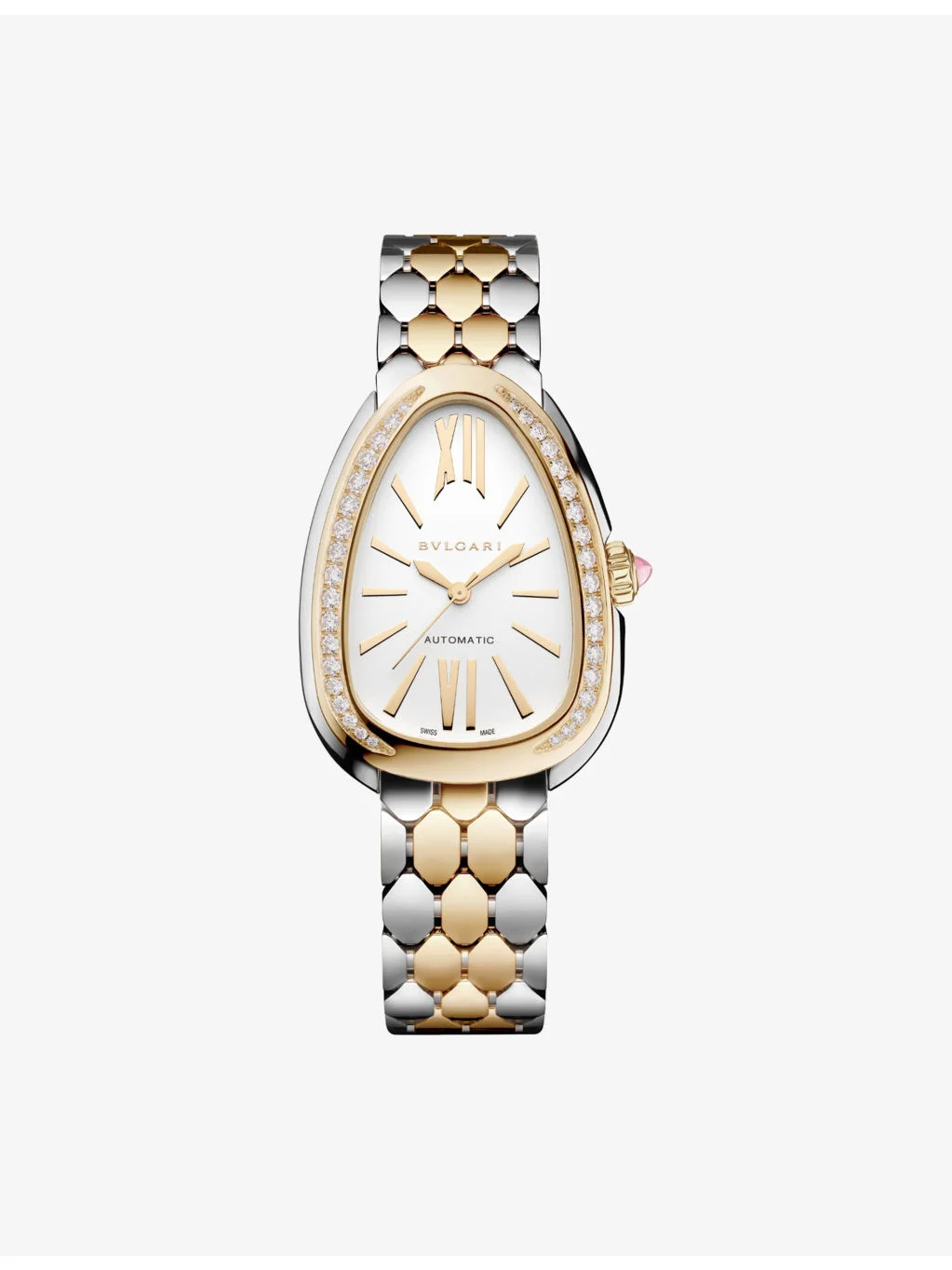 Serpenti Seduttori 18ct Yellow Gold, Stainless-Steel Diamond Automatic Watch - 1