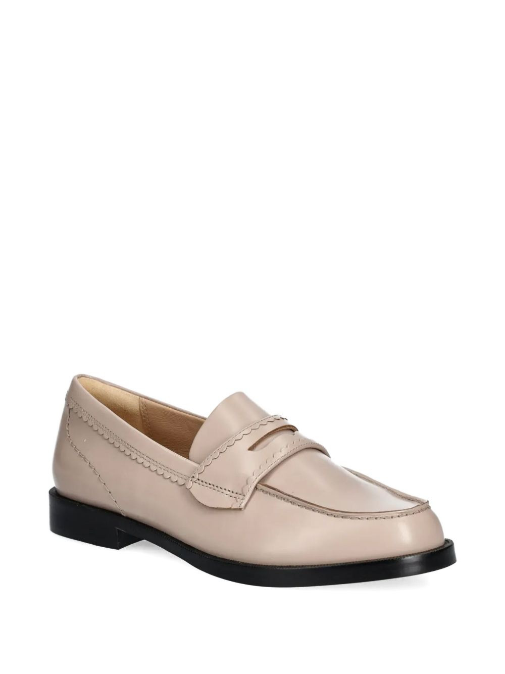 stitched detail loafers - 2