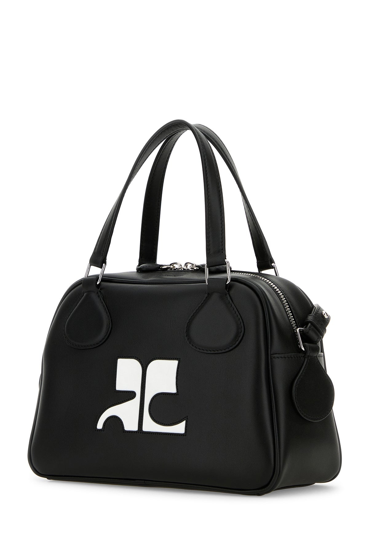 Black leather Reedition handbag - 2