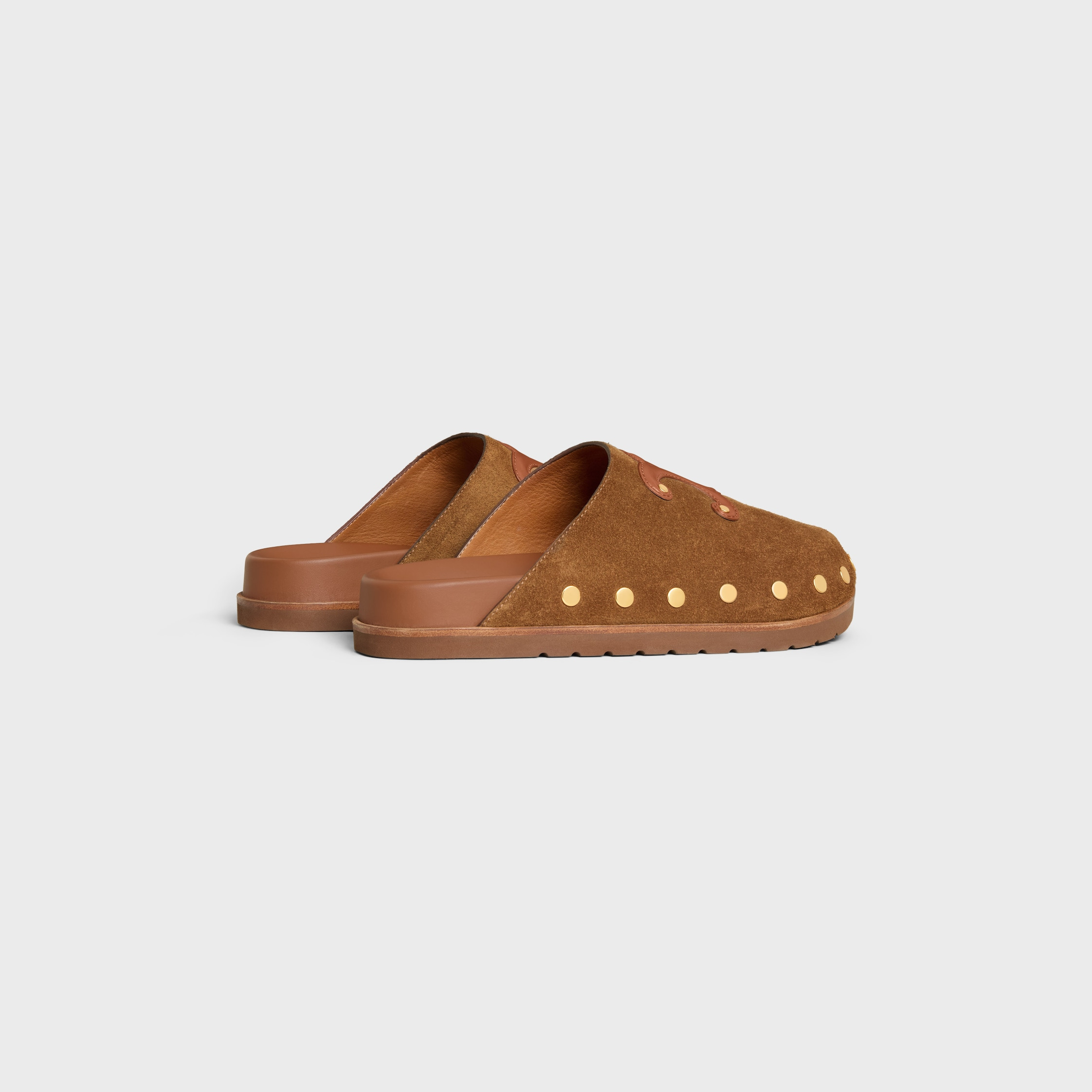 CELINE PITEA CLOG IN SUEDE CALFSKIN - 3