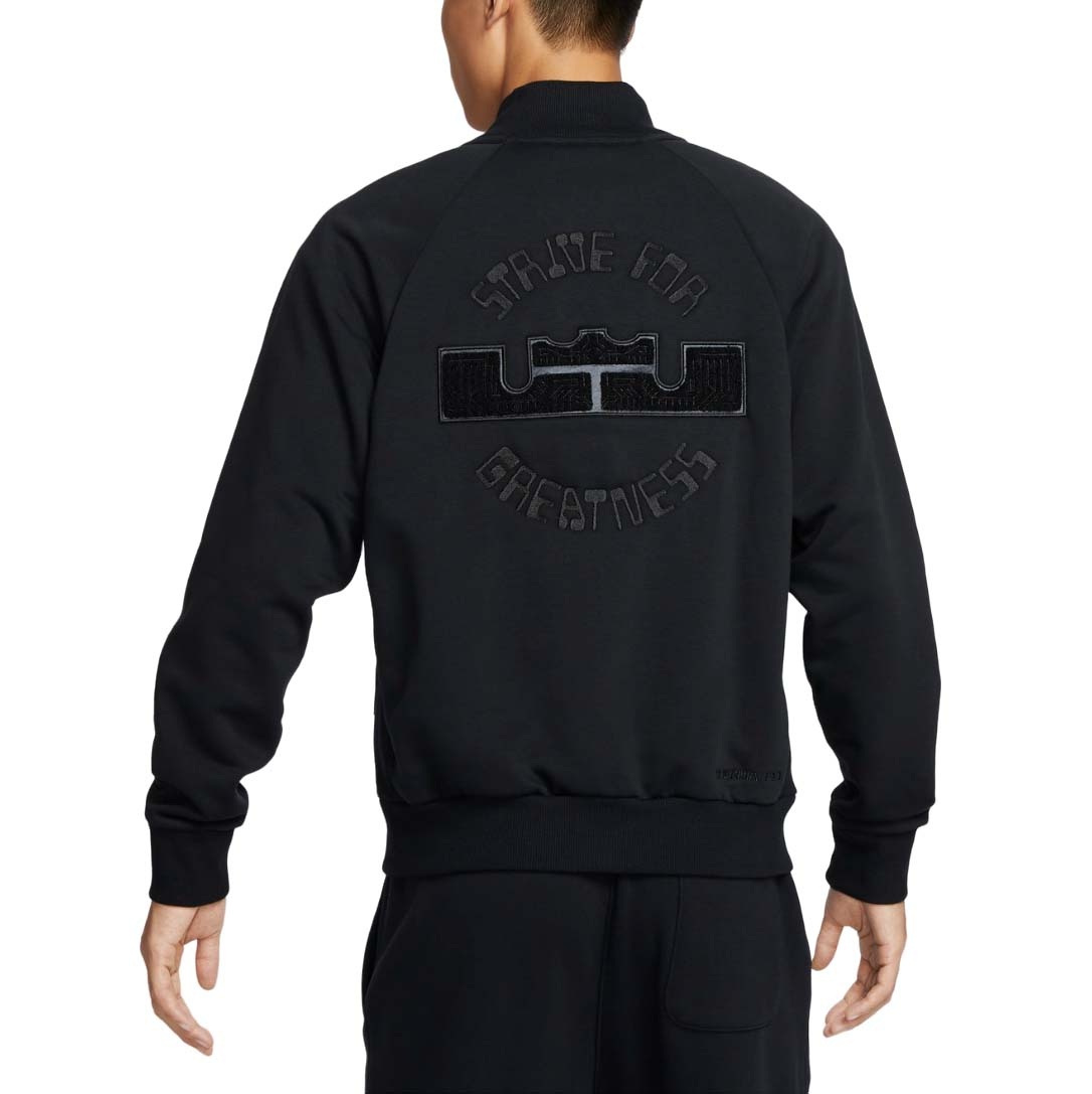 Nike LeBron Standard Issue Therma-FIT Basketball Jacket Asia Sizing 'Black Grey' FZ1035-010 - 2