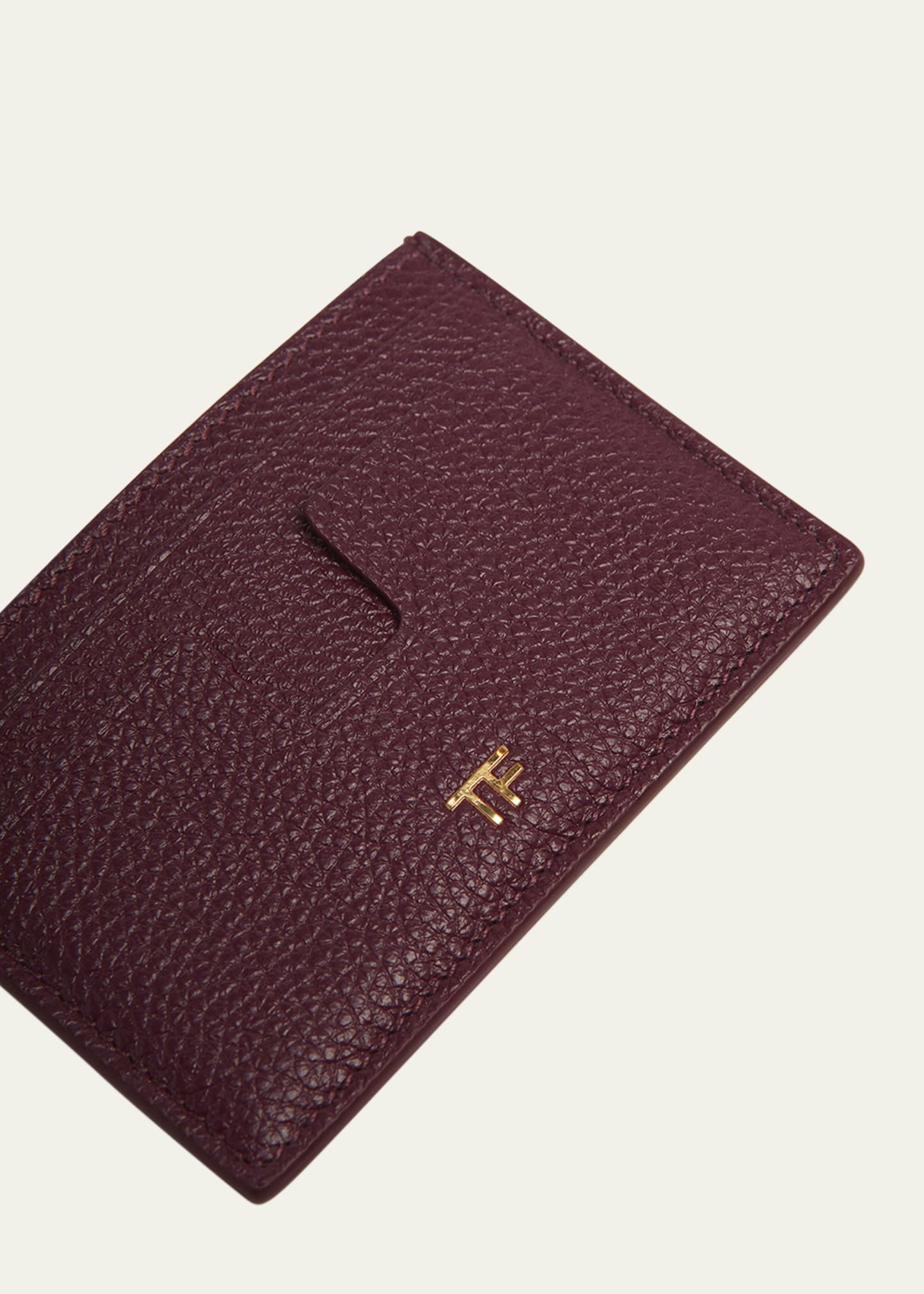 TF Card Holder in Grained Leather - 4