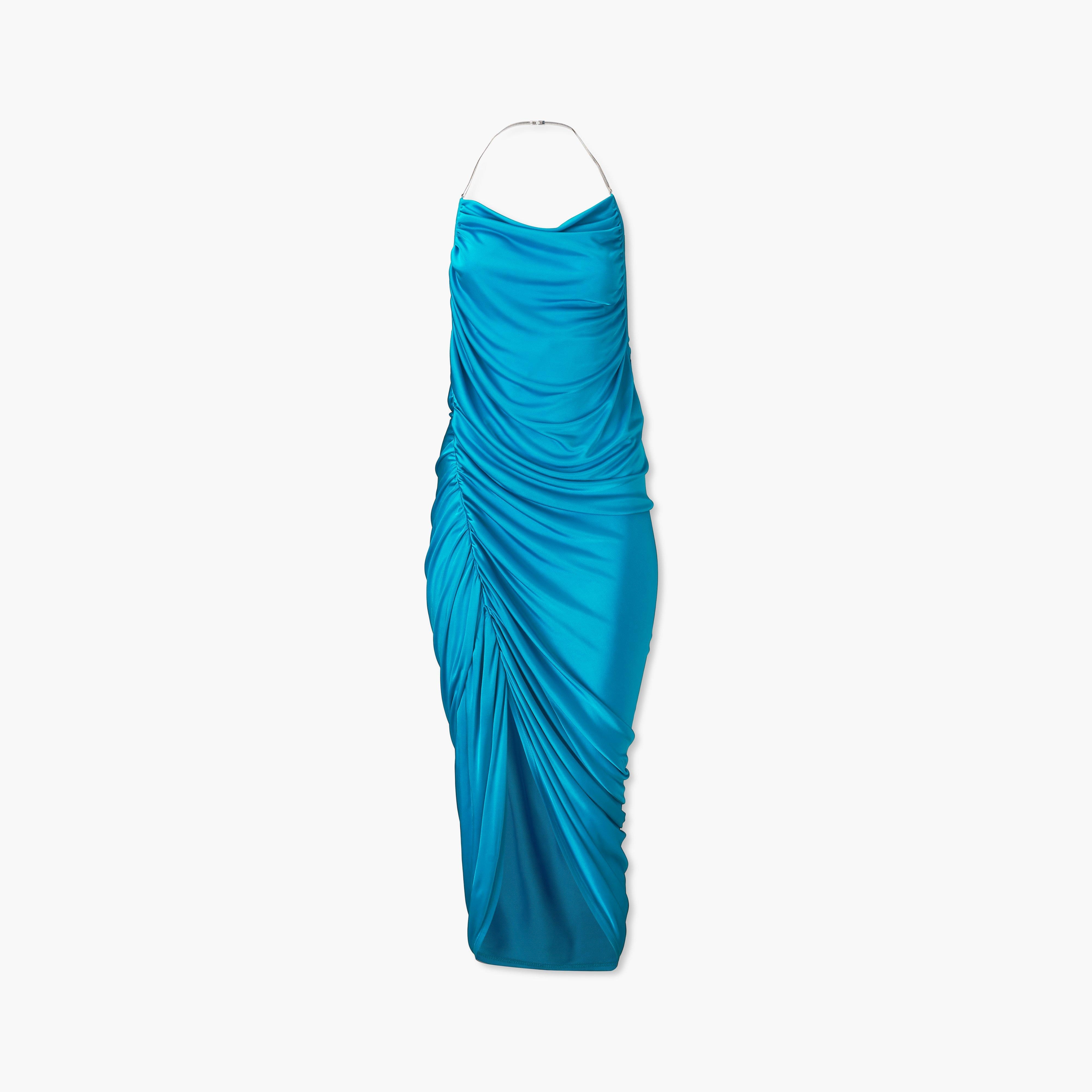 FLUID DRAPED DRESS - 2