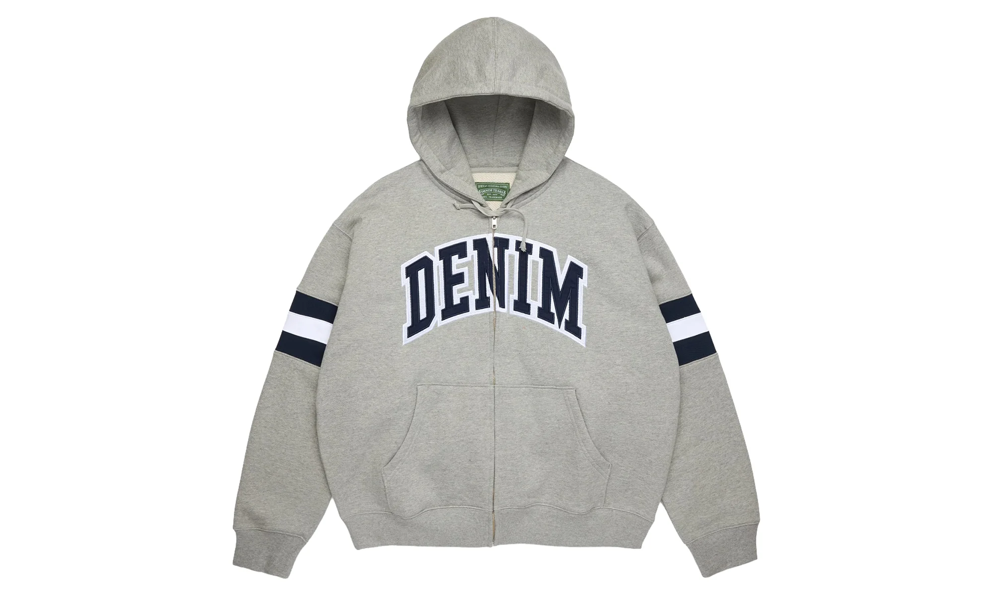 DT Stripe Zip Hoodie "Grey" DT875 - 1