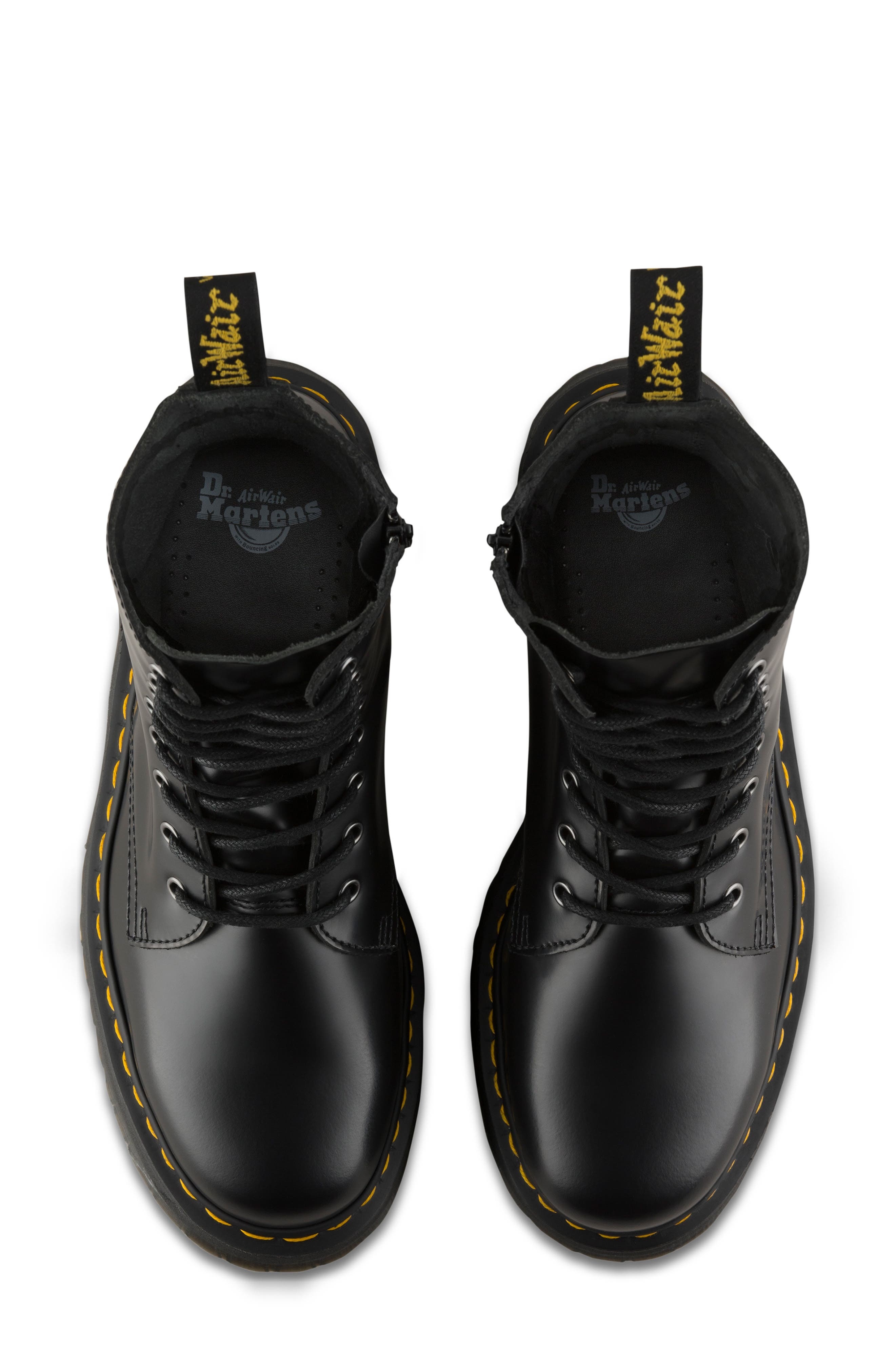 Dr. Martens Jadon Platform Boot in Black Polished Smooth at Nordstrom - 2