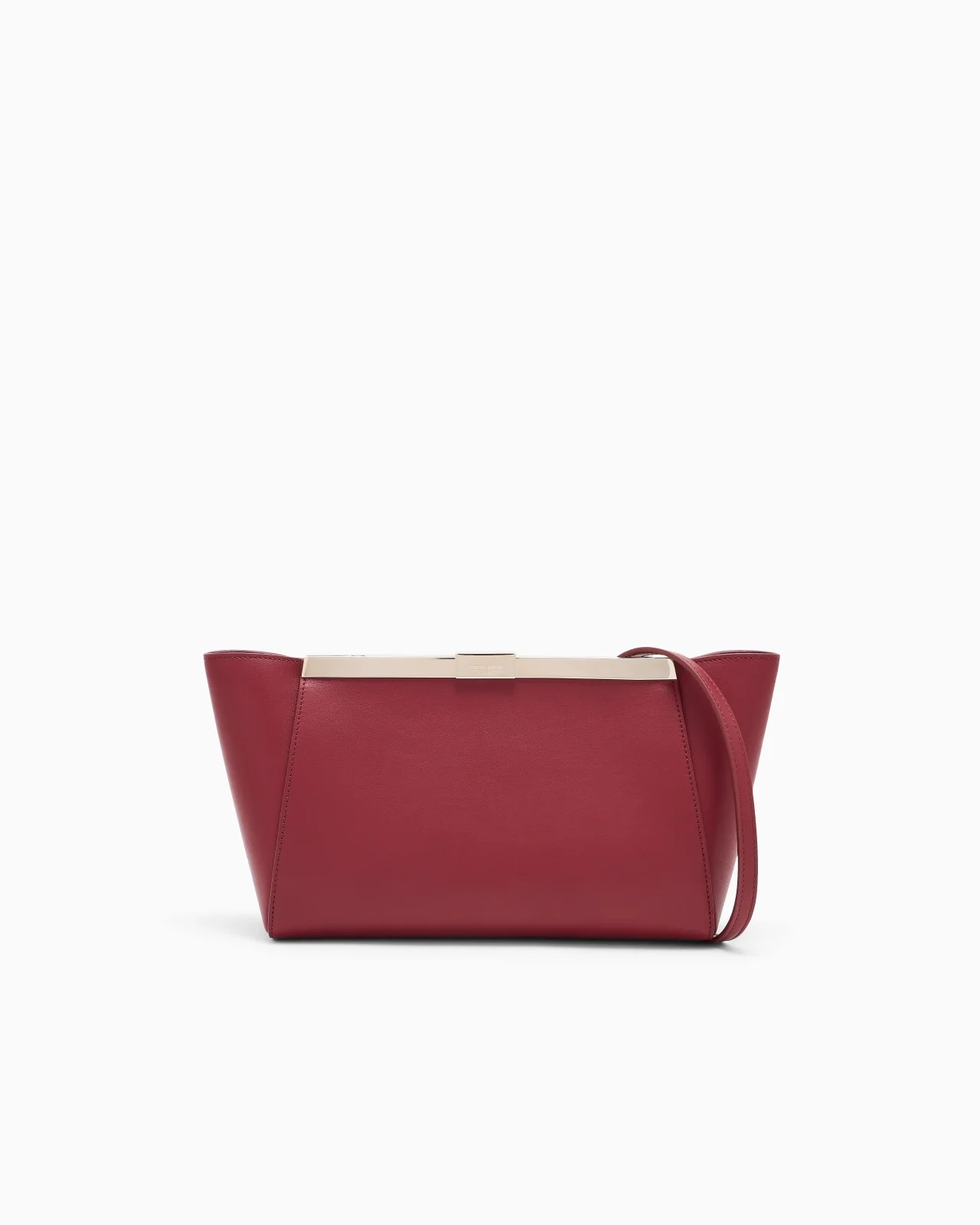 CLUTCH IN LEATHER WITH SPLIT LEATHER LINING - 1