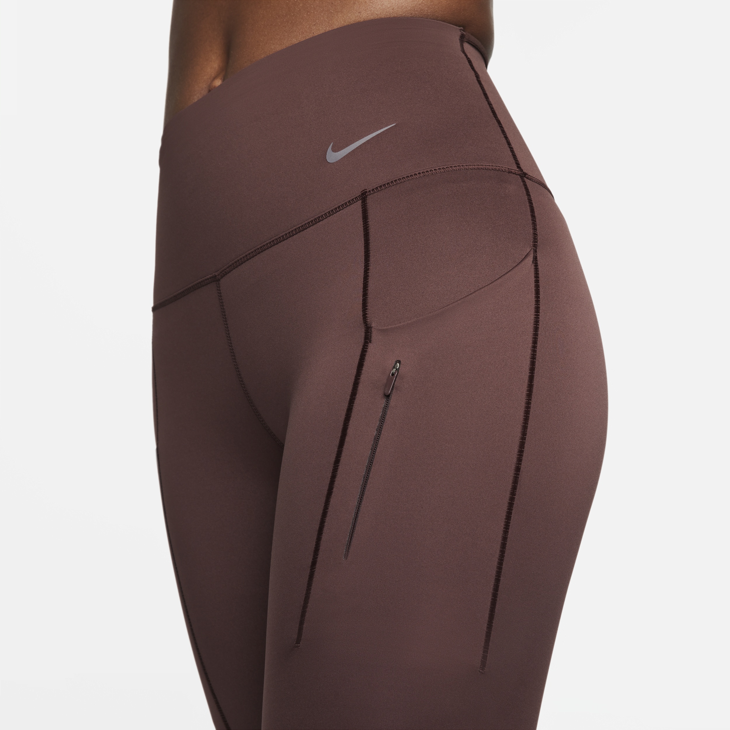 Nike Women's Go Firm-Support High-Waisted 7/8 Leggings with Pockets - 4