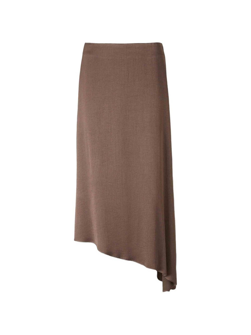 asymmetric-hem midi skirt 1