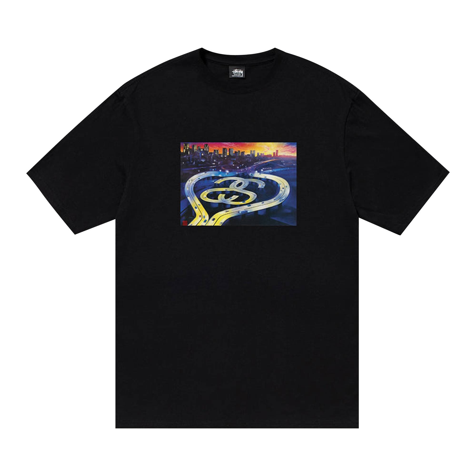 Stussy SS Highway Tee 'Black' - 1