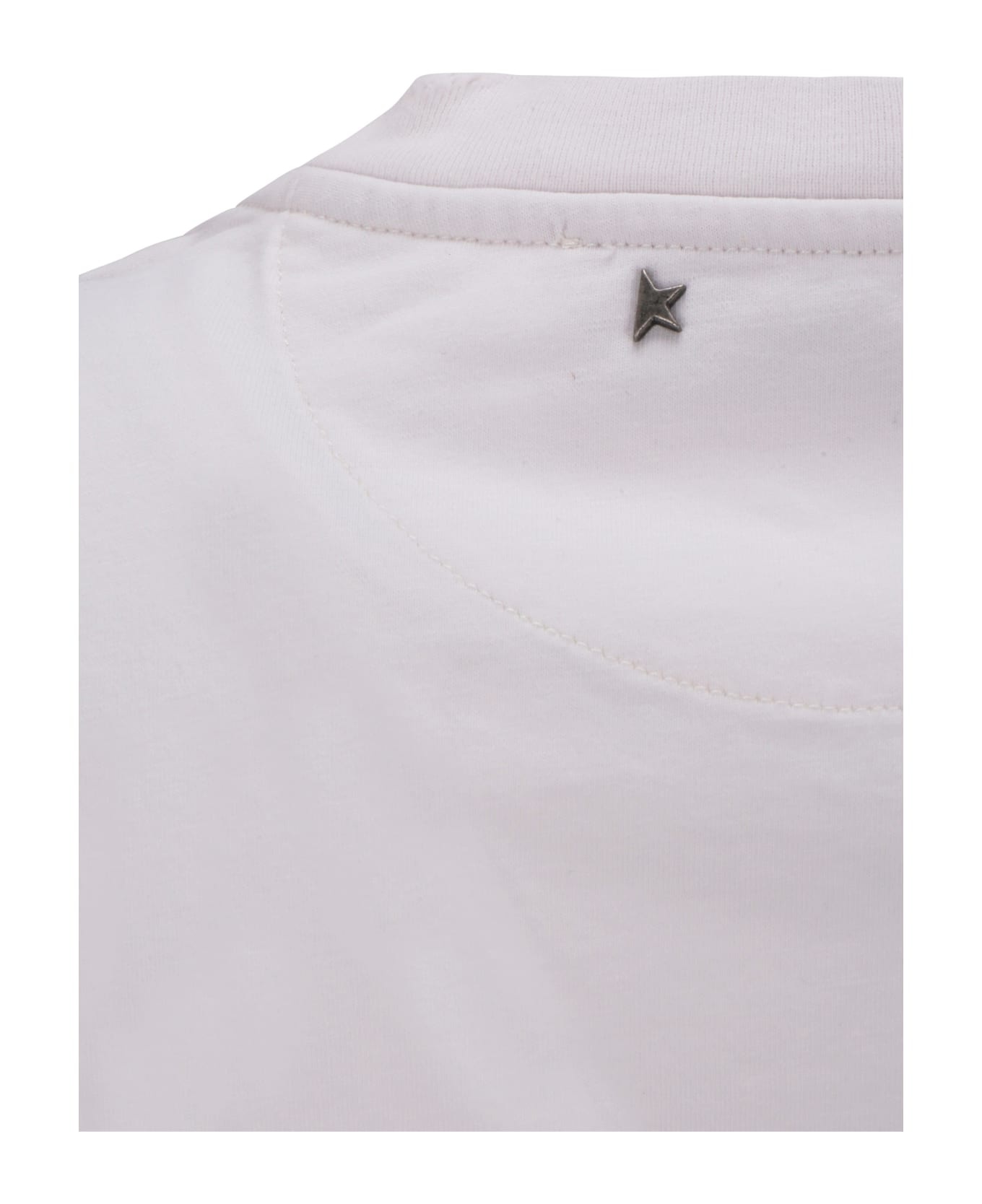 Cotton T-shirt With Stamp Detail - 3