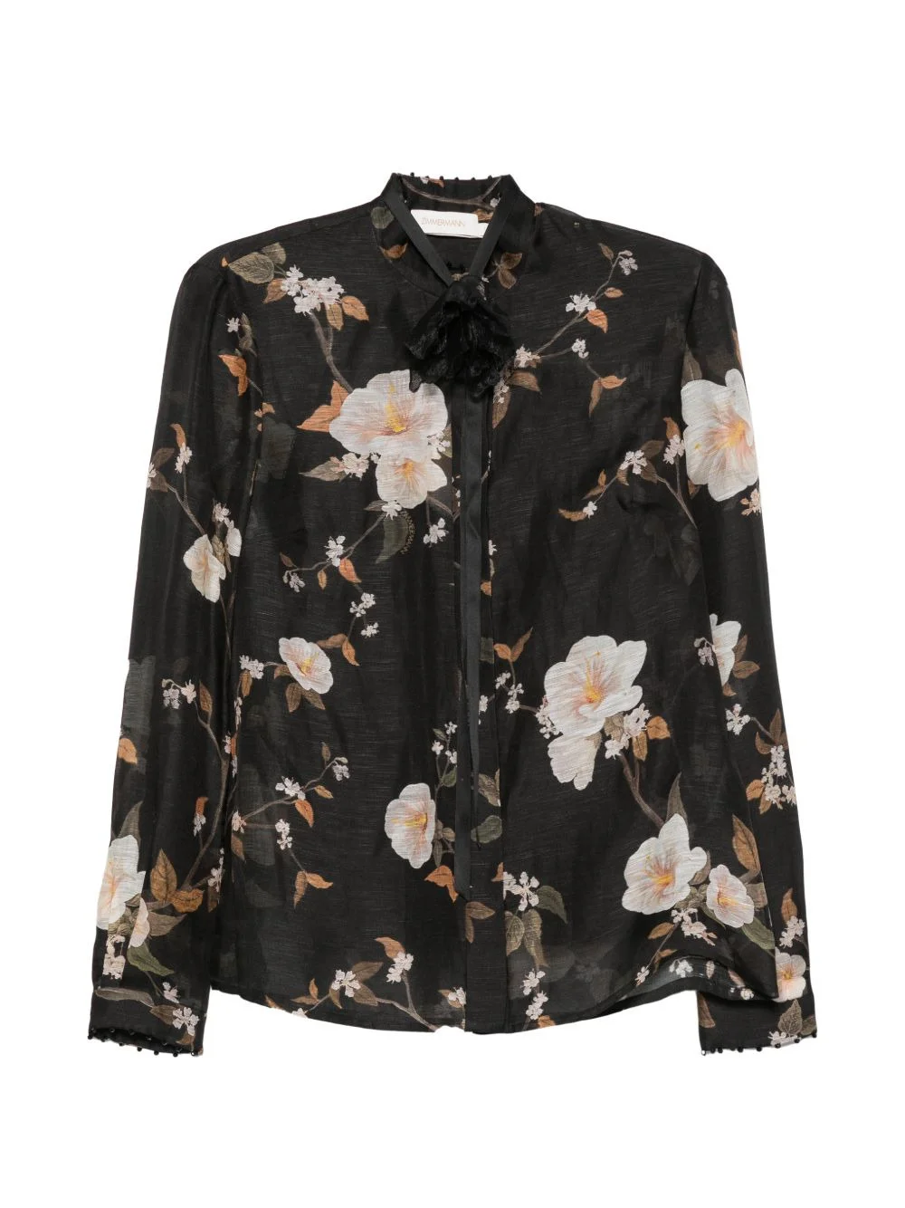 Ascent floral-print embellished shirt - 1