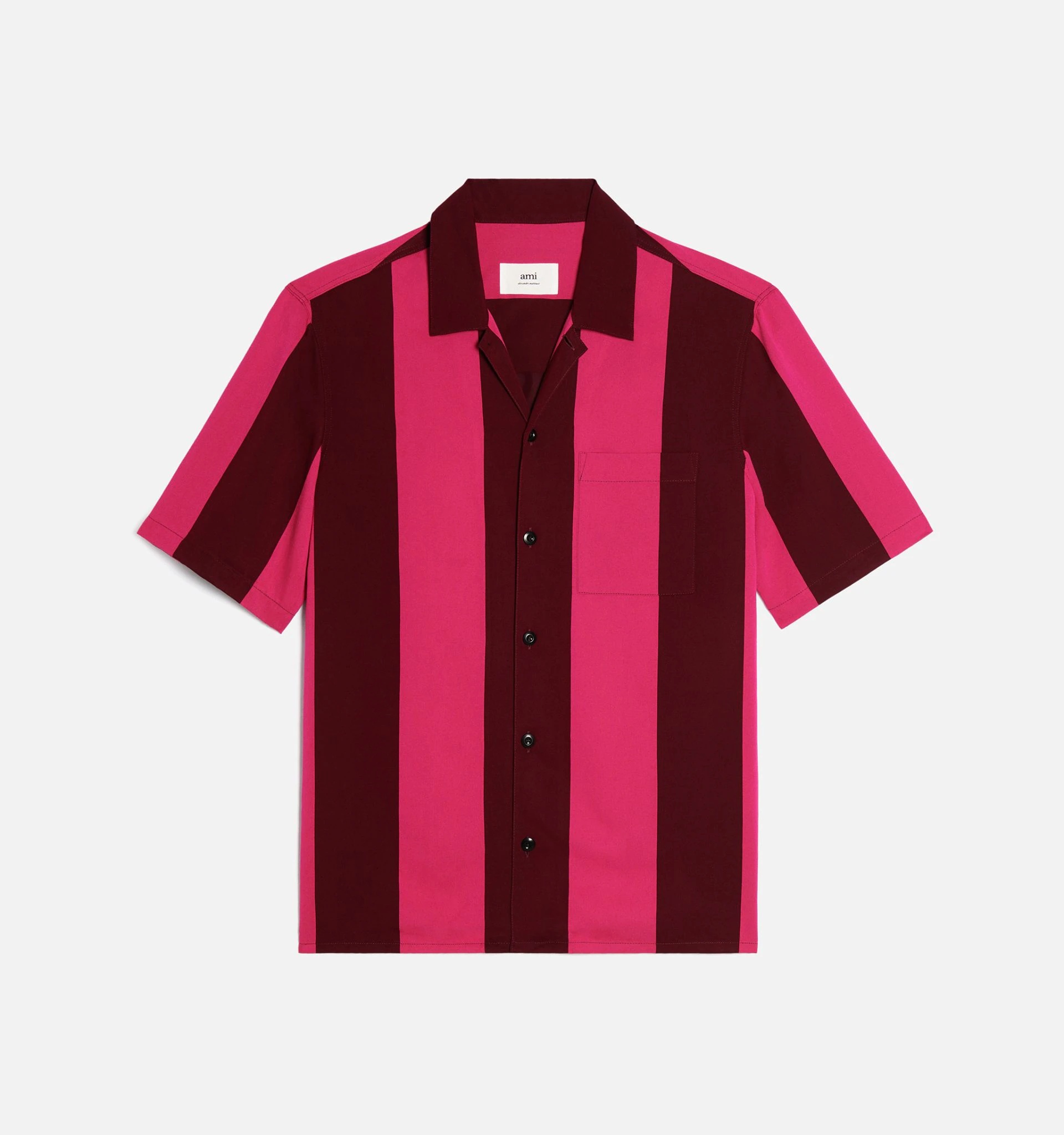 Col Requin Shirt With Ami Satin Label - 2
