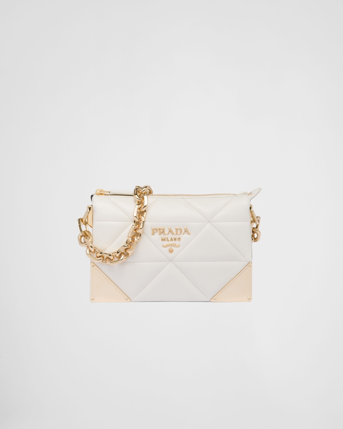 Quilted nappa leather shoulder bag - 1