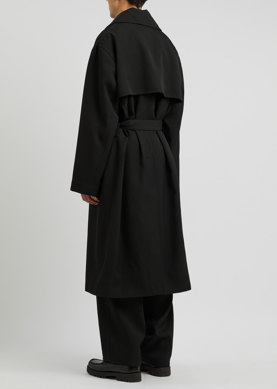 Jil Sander Double-breasted Belted Wool Coat - 3