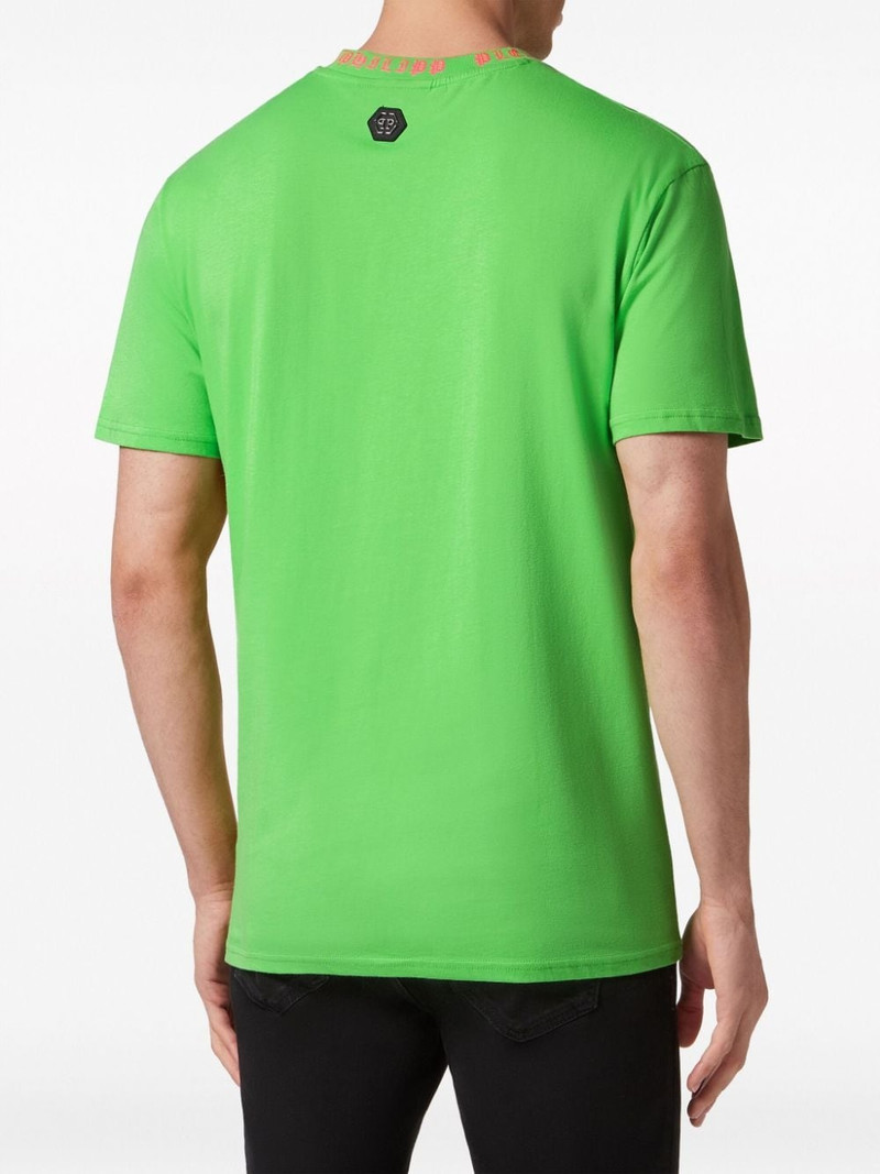 Skull&Bones-print cotton T-shirt 4