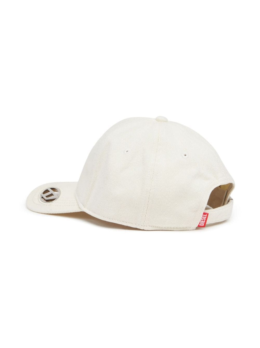 logo-plaque cotton baseball cap - 2