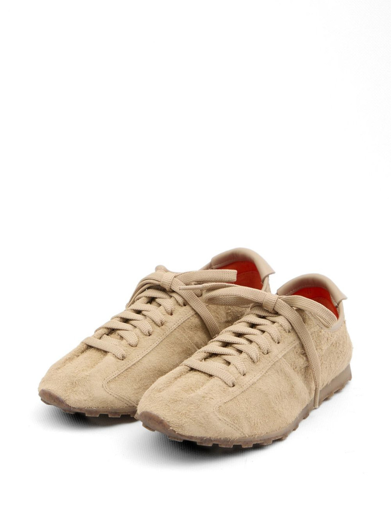 JACQUEMUS suede lace-up sneakers outlook