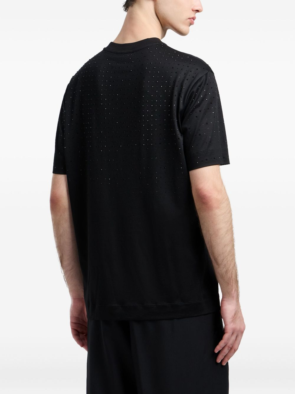 crystal-embellished T-shirt - 3