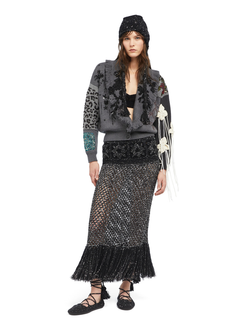 Alanui Midnight In Manhattan Cardi-Bomber outlook