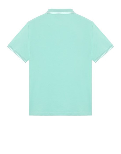 Stone Island 22S18 STRETCH PIQUÉ AQUA outlook