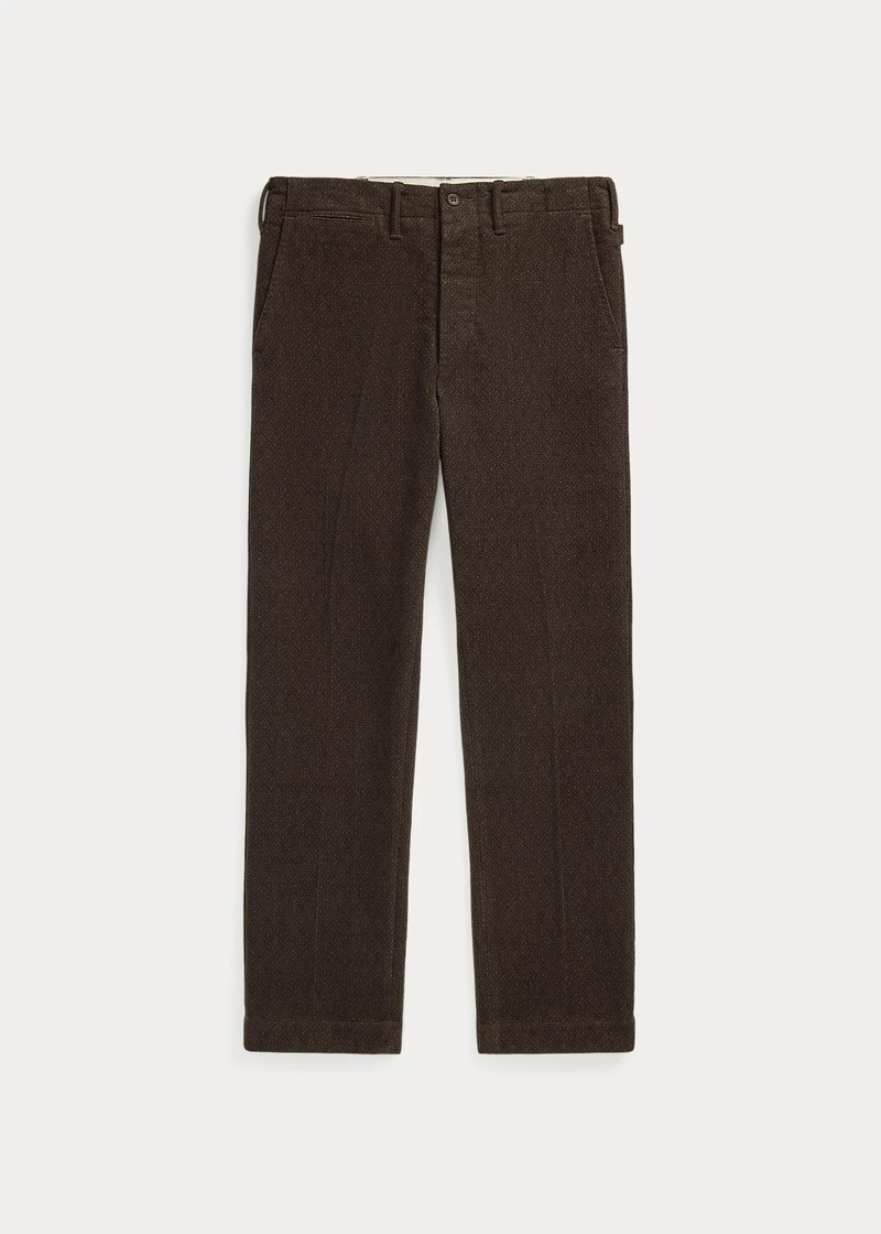 Diamond-Print Moleskin Officer’s Pant 1