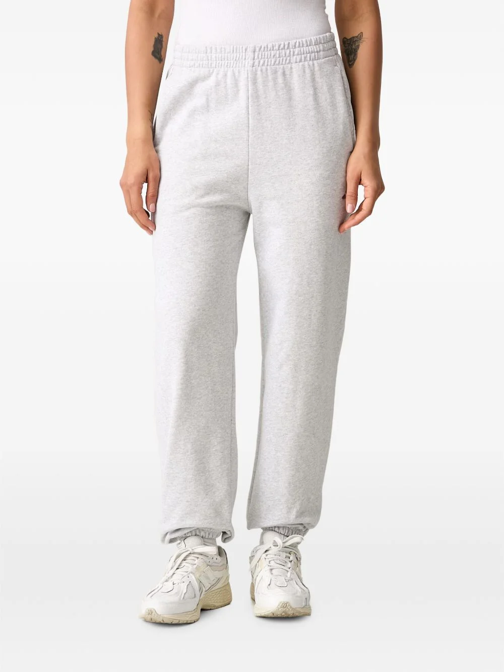 elasticated-waist track pants - 1