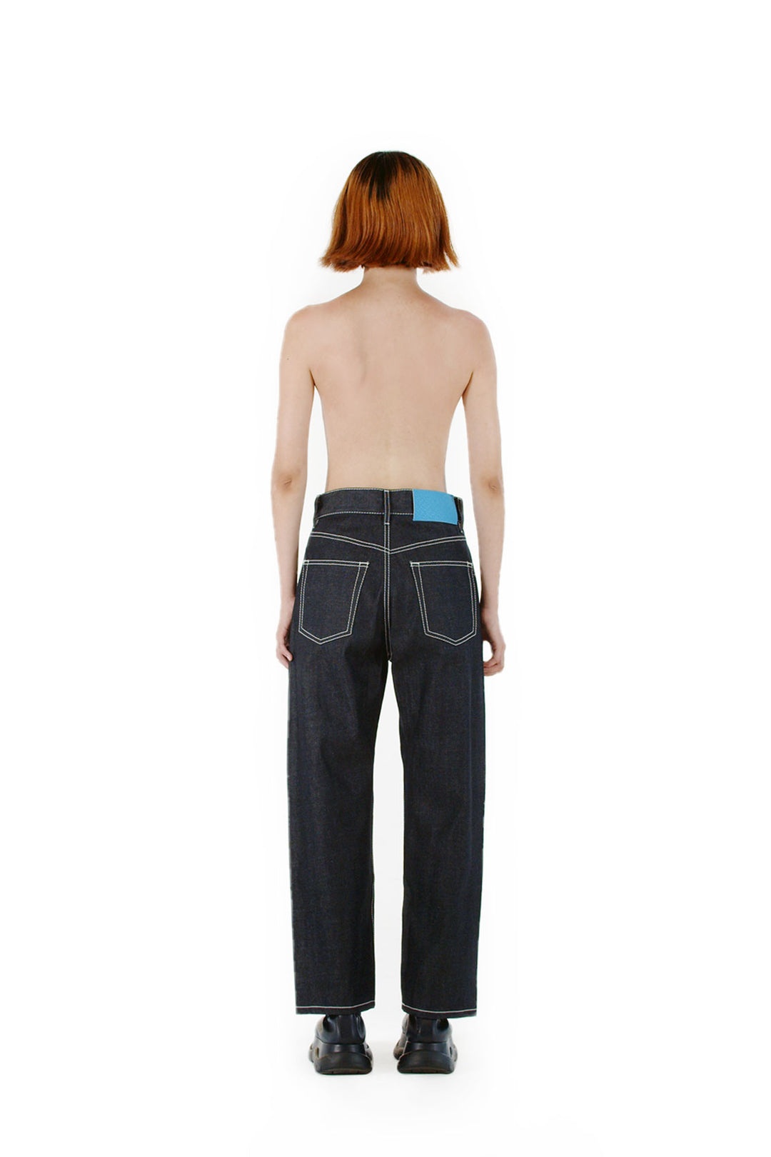 BELLIDENTRO DARK DENIM PANTS - 2