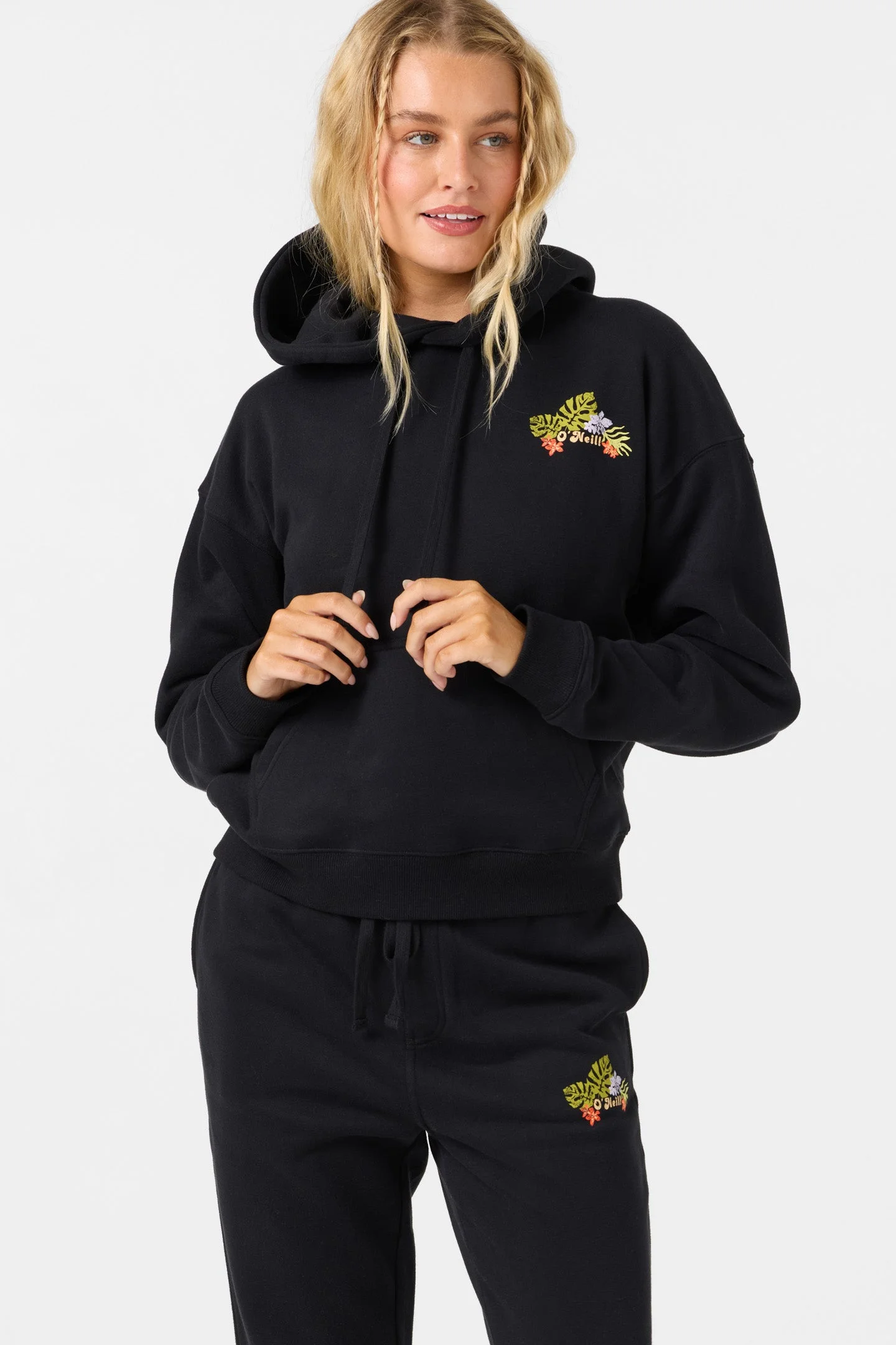 Tropic Floral Relaxed Hoodie - 1