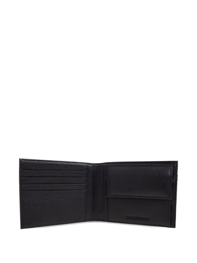 embossed-logo leather wallet 4