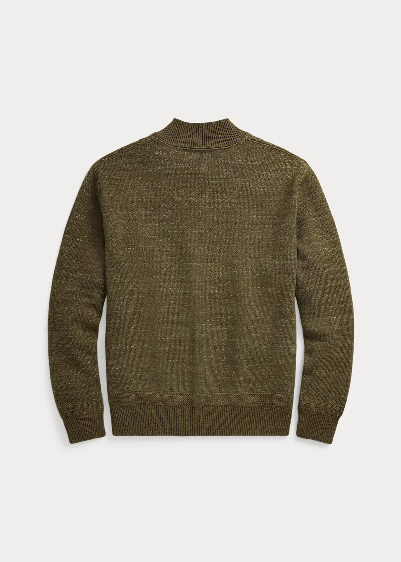 RRL by Ralph Lauren Cotton-Wool Full-Zip Sweater outlook