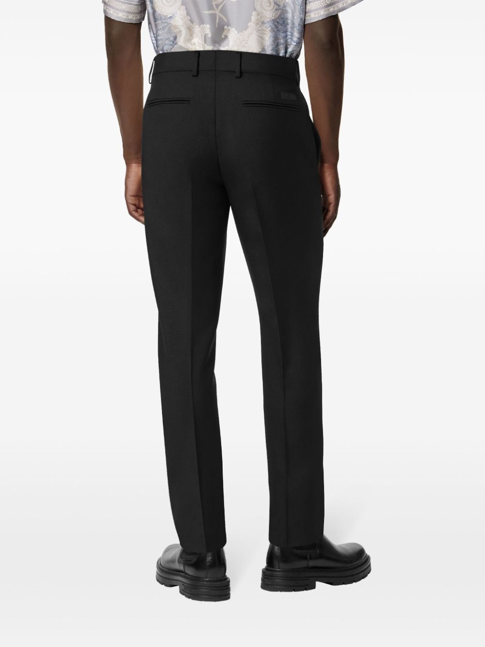 wool-mohair tailored trousers - 4