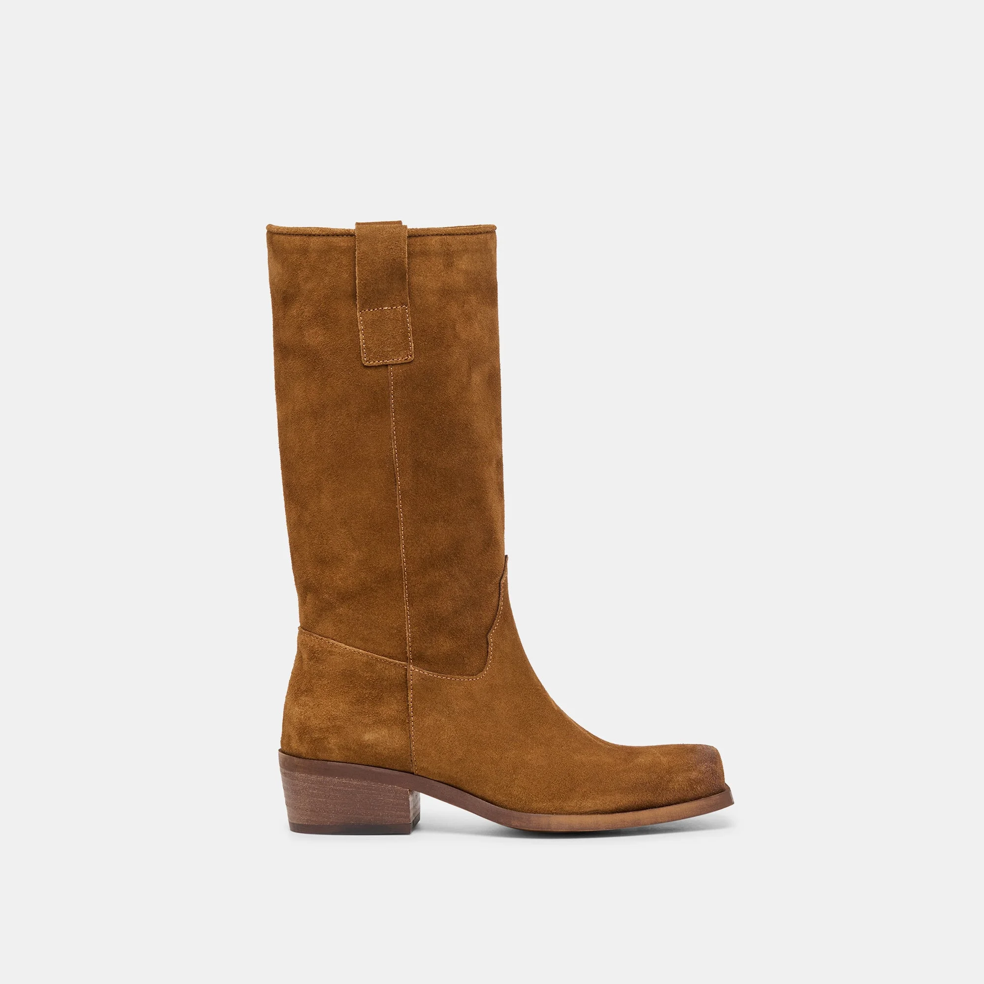 ROMIE BOOTS BROWN SUEDE - 1
