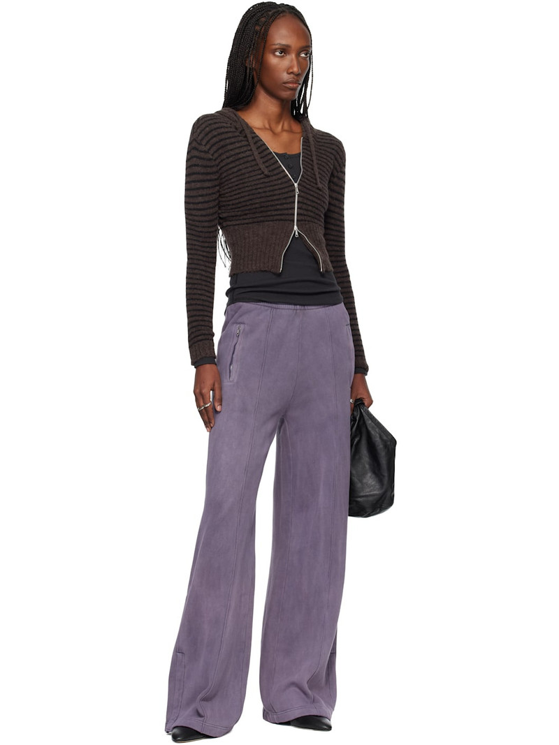Our Legacy Purple Zip Lounge Pants outlook