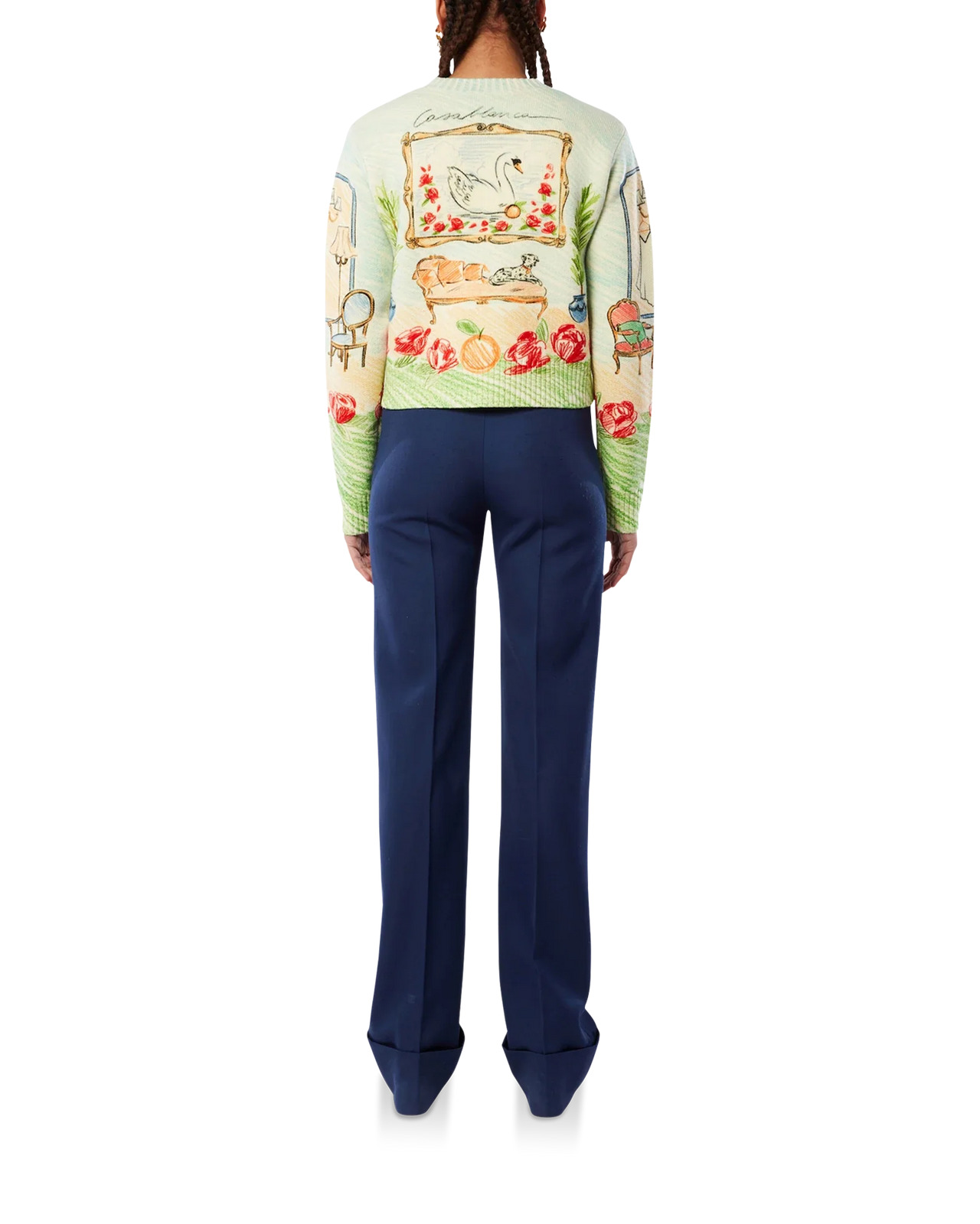 L'Appartement De Reve Printed Crew Neck Jumper - 3