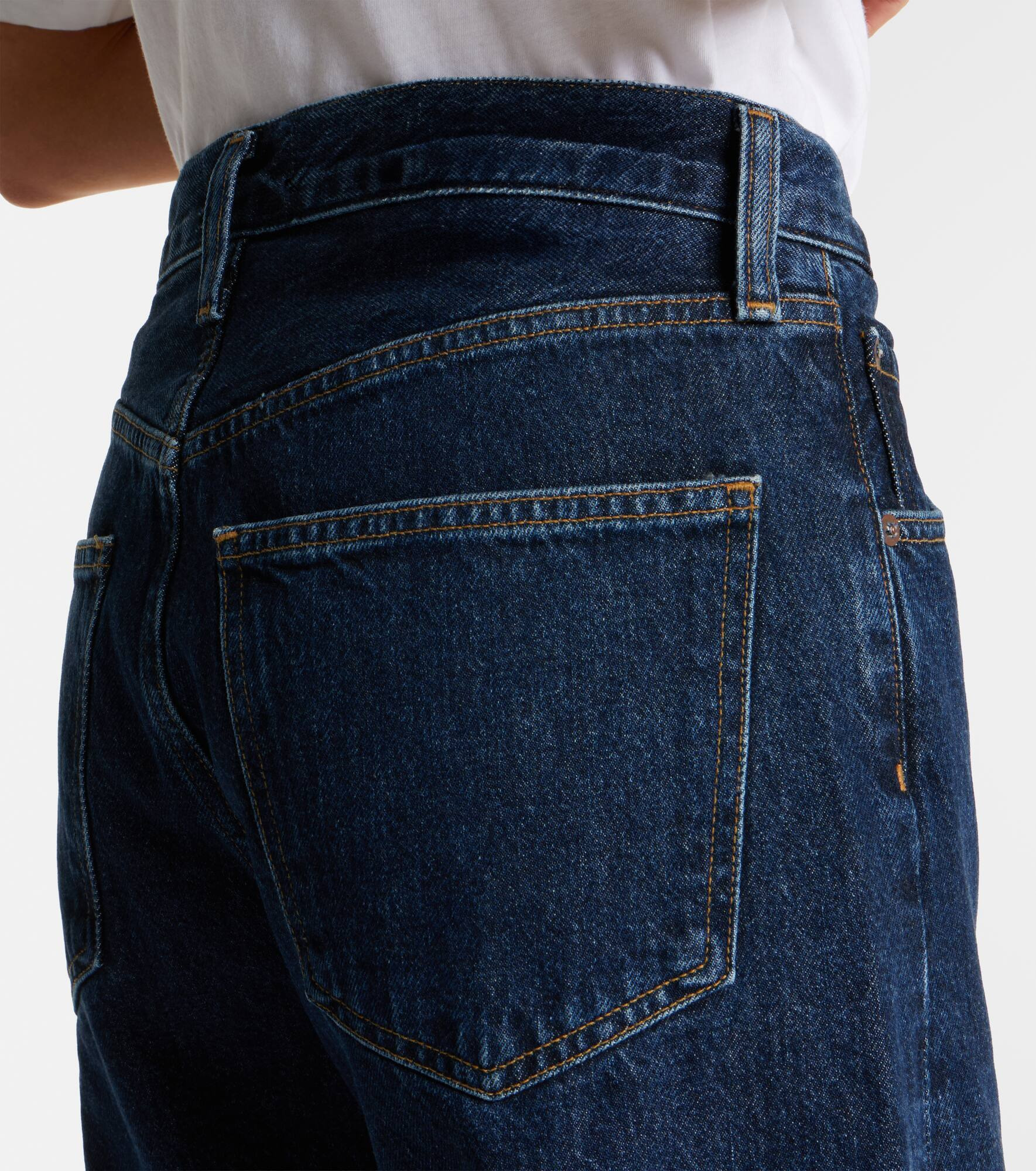 Low Curve cropped mid-rise barrel-leg jeans - 6