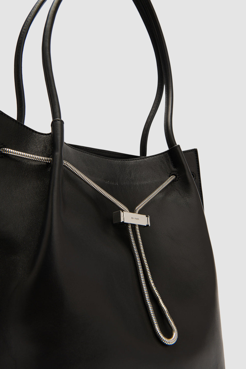 Kayla Black Nappa Leather Shoulder Bag 3