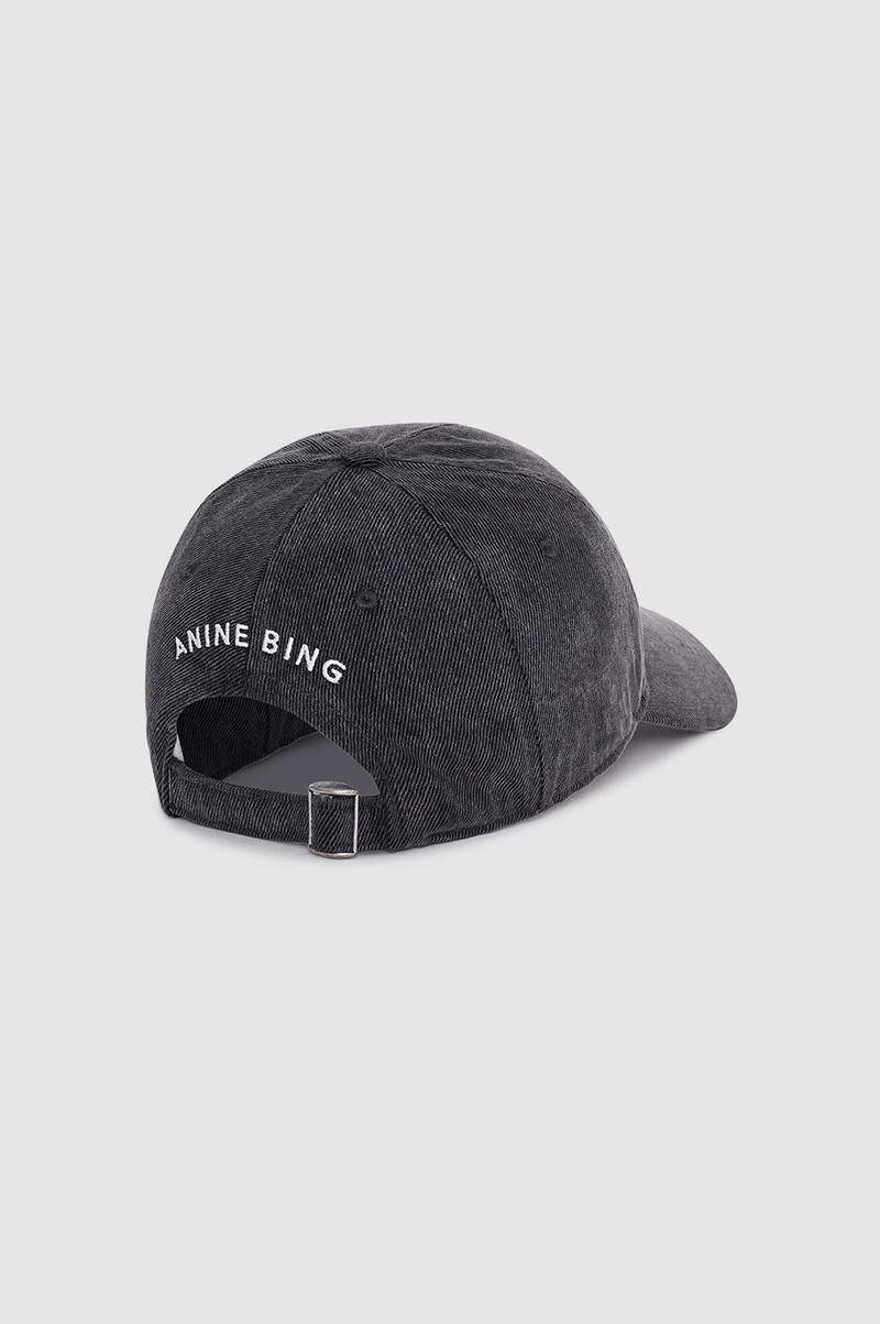 Jeremy Baseball Cap - Washed Smoke Grey 4