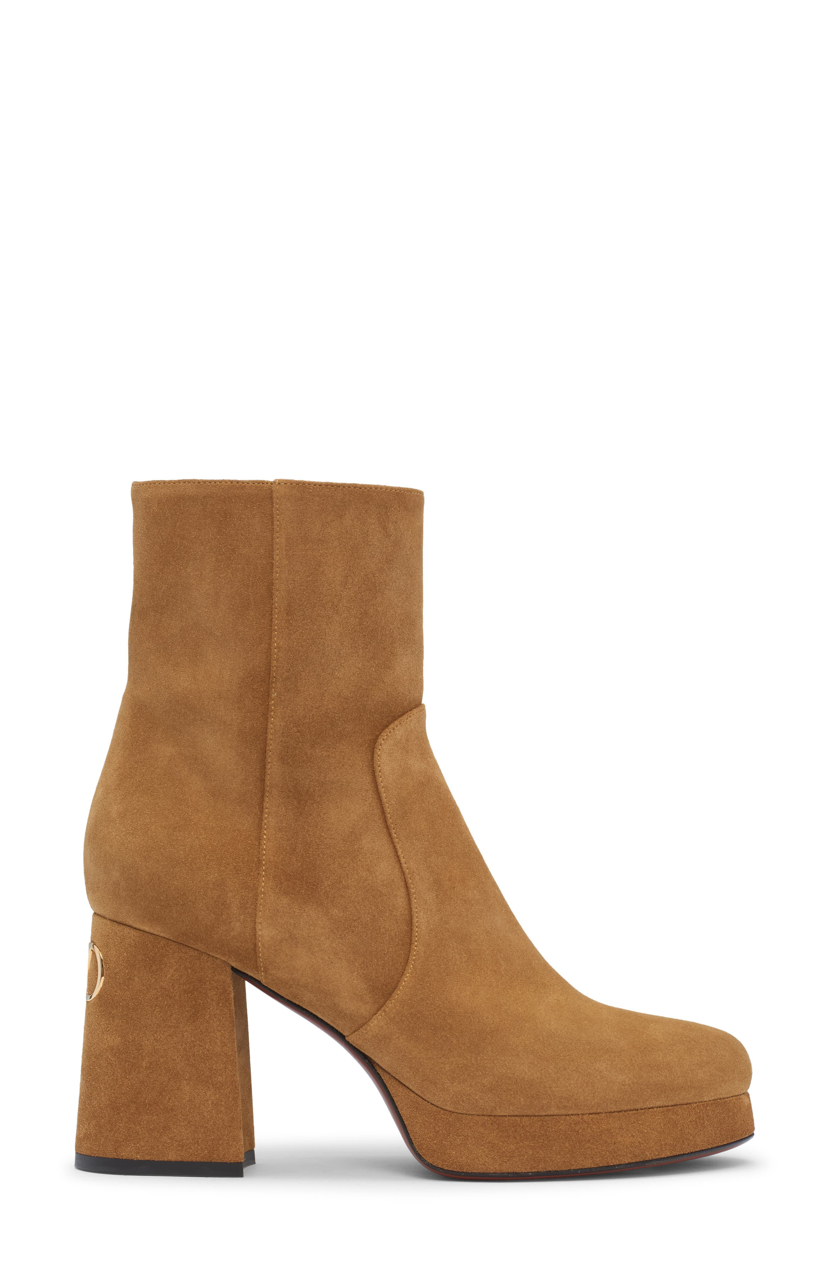 Valentino VLOGO Platform Bootie in Rdx Havana Beige at Nordstrom - 3