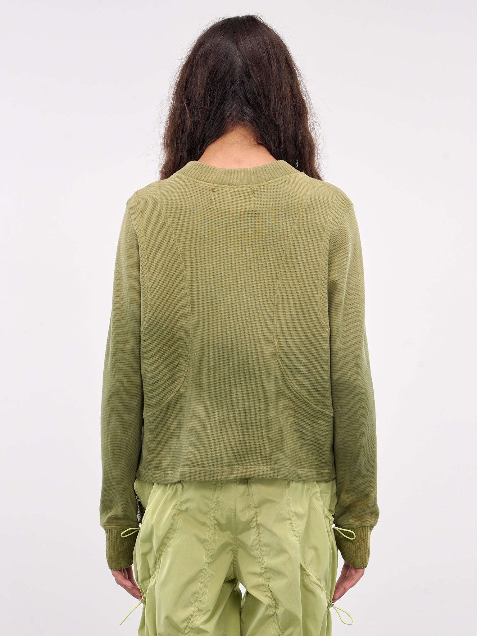 Paneled Waffle Jersey Long Sleeves - 3